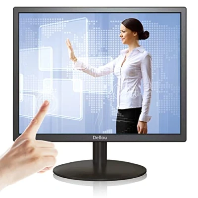 Image of Eoulyee 17 inch Touch Screen Monitoring LCD Display Security Camera Monitor Multifunction Interface HDMI, AV, BNC, VGA, USB, PC Input CCTV Computer Built in Speaker 1280x1024 Full HD