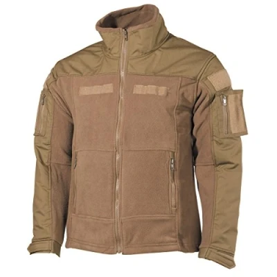 Image of MFH Men&#039;s US Combat Fleece Jacket Coyote size 3XL