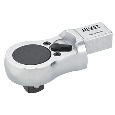 Image of Hazet 3/8 Inch 14 x 18 mm Insert Reversible Ratchet Silver/Black