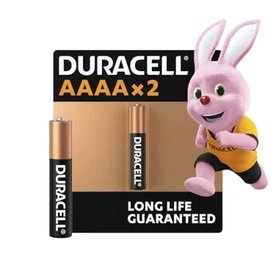 Image of Duracell dur041660 Rechargeable Battery Batteries (Alkaline 1.5 V Alkaline Battery, V, AAA, Black, 42 x 8.3 mm)