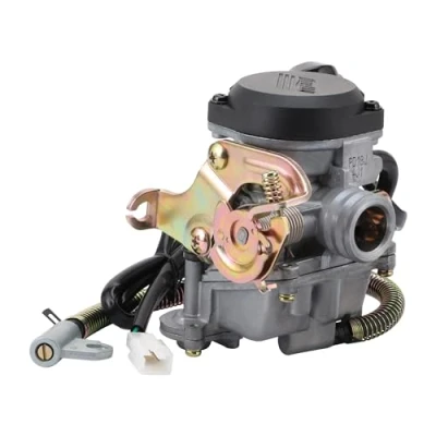 Image of GOOFIT PD18 18mm Carburetor Carb Throttle Pump Replacement for Kymco Agility 4 stroke GY6 49cc 50cc 139qmb 139qmA Mopeds Motor ATV Scooter