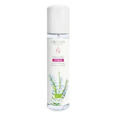 Image of Essences Bulgaria Organic Hyssop Floral Water 250ml Against Sweating, Unpleasant Odors Shiny and Strong Hair Sensitive, Red Skin Excellent Aftershave Alcohol Free Cruelty