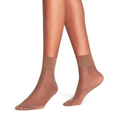 Image of FALKE Women&#039;s Pure Matt 20 DEN W SO Sheer Plain 1 Pair Socks, Brown (Espresso 5188) new eco friendly, 2.5 5