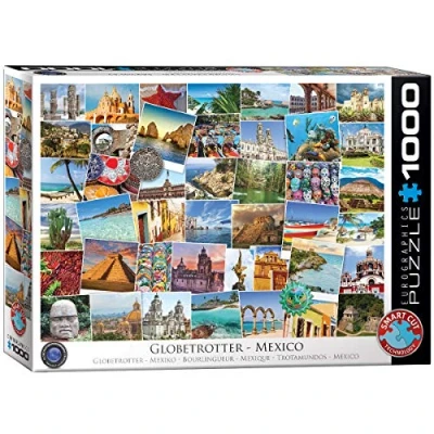Image of Eurographics 6000 0767 Mexico Globetrotter Puzzle, Various, 48 x 68 cm