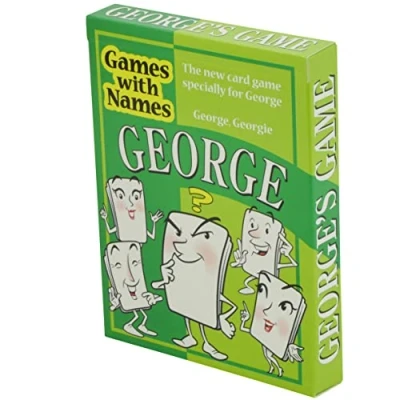 Image of GEORGE&#039;S GAME: gifts for men or boys named George don&#039;t get any better! Ideal as mens birthdays, kids stocking fillers, secret Santa gift ideas, Christmas Eve box personalised