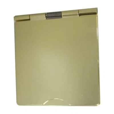 Image of G&amp;H 659B 1 Gang 5 Amp Polished Brass Floor Socket