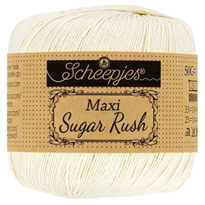 Image of Scheepjes Maxi Sugar Rush 130 Old Lace Yarn 10x50g