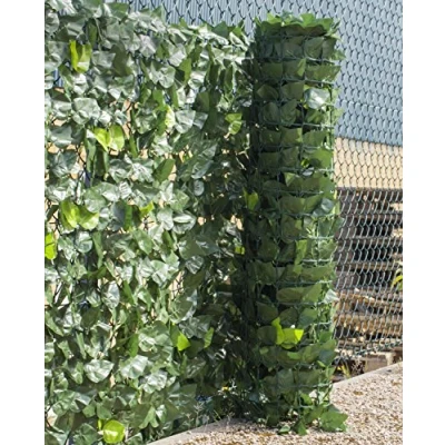 Image of Woodside Artificial Ivy Leaf Garden Fence/Wall Privacy Screening Hedge