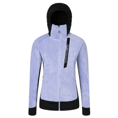 Image of Rock Experience REWC02621 C788 BLIZZARD TECH HOODIE WOMAN FLEECE Sweatshirt Women&#039;s 2268 BABY LAVENDER+0208 CAVIAR XS