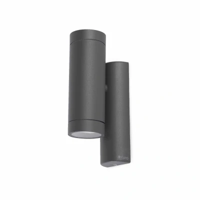 Image of Steps 2 Light Outdoor Wall Dark Grey IP44, GU10