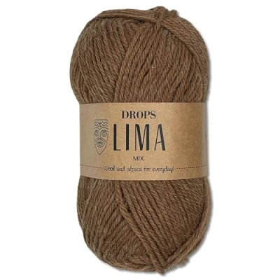 Image of Frida&#039;s Wollhaus Drops 50 g Lima Mix Knitting Crochet Felting Sheep&#039;s Wool Alpaca 12 Colours (Mix 9024 Almond)