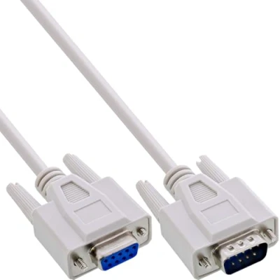 Image of InLine 12235 Serial Extension 9 Pin Male/Female Moulded 1:1 Assigned 5 m