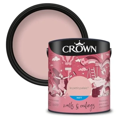 Image of Crown Walls &amp; Ceilings Matt Emulsion Paint, Size 2.5L, Le Petit Palais