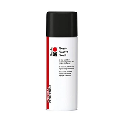 Image of Marabu Fixative 400ml, Metal, 20 x 6.5 cm