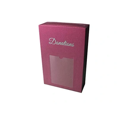 Image of ScatterPod Donation Pod Maroon Secure Charity &amp; Fundraising Donations Box