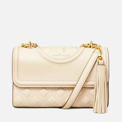 Image of Tory Burch Fleming Small Convertible Shoulder Across body bag, Women&#039;s, Size: One Size, New cream