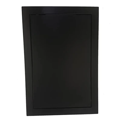 Image of 200x400mm Black Front Access Inspection Panel Plastic Concealed Wall Hatch Check Doors
