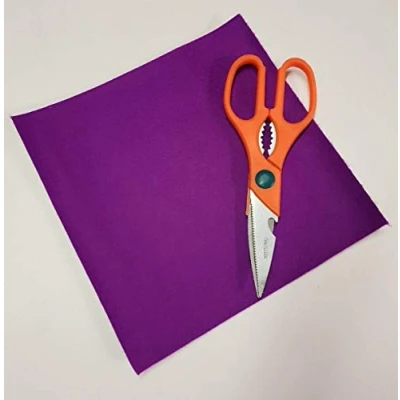 Image of Purple Sticky Back Self Adhesive Acrylic Felt Sheet 225mm x 9&quot;