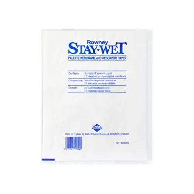 Image of Daler Rowney Staywet Palette Refill Small, 7.9 x 8.9in, Keeps Paint Wet, Ideal for Professional Artists, Students &amp; Hobbyists