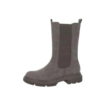 Image of TOM TAILOR Women&#039;s 4296218 Chelsea Boot, Gray, 4.5 UK