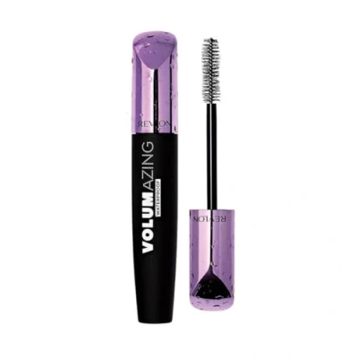 Image of Revlon Volumazing Waterproof Mascara, Oversized Brush for Thick, Fluffy, Fanned Out Eye Lashes, Long Lasting, Blackest Black (951)
