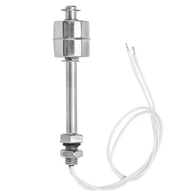Image of Liquid Level Sensor, 0 220V AC/DC Stainless Steel Float Switch Water Sensor Tank Depth Meter for Pool Can 100mm Flow