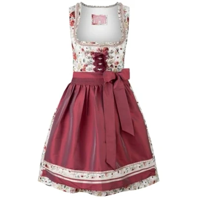 Image of Stockerpoint Women&#039;s Dirndl Marie Special Occasion Dress, Rosewood, 14