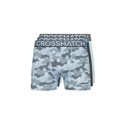 Image of Crosshatch Men&#039;s 3 Pack Guillemot Style Boxer Short (S/NAVY)