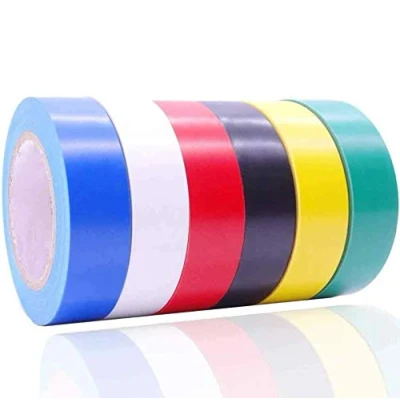 Image of Maveek Electrical Tape 0.75 Inch 15m Insulation 6 Pack Color, 50 Feet