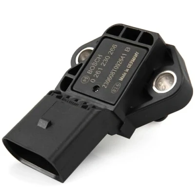 Image of ROBUST Bosch Boost Pressure Sensor for Audi A1 A2 A3 A4 Seat Ibiza Toledo Leon Skoda Octavia Fabia Superb VW Beetle Caddy Golf Passat Polo 0261230266 038906051B 300296700