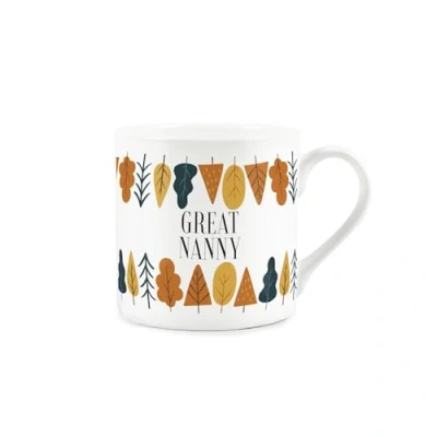 Image of Autumn Trees Great Nanny Mug Mothers Day Gift for Nannies Bone China Tea/Coffee Hot Drinks Cup Present