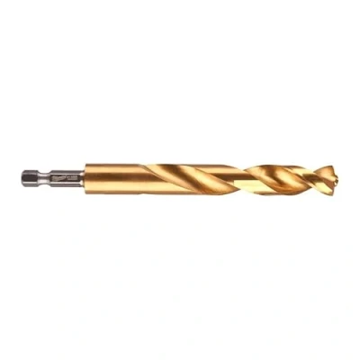 Image of Milwaukee 13.00mm Red Hex (1/4&quot;HEX) Shockwave Hssg TiN Drill