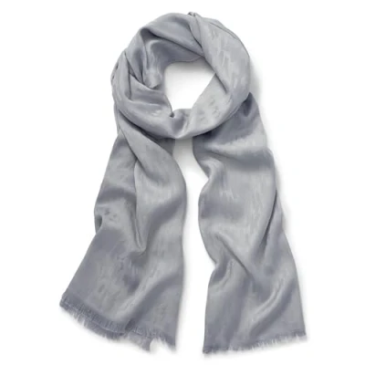 Image of DKNY Women&#039;s Oversized Eyelash Fringe Scarf Fashion, Grey, One Size