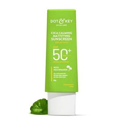 Image of Dot &amp; Key CICA Calming Mattifying Sunscreen SPF 50 PA++++