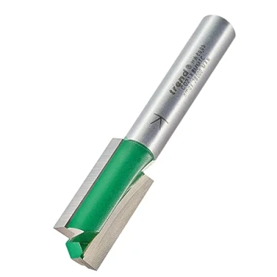 Image of Trend CraftPro C021X8MMTC Double Flute Router Bit 8mm Shank 12.7mm Cutting Diameter 25.4mm Length Carbide Tipped