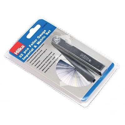 Image of Hilka Tools 12700132 32 Feeler Gauge Imperial &amp; Metric Set