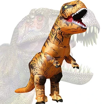 Image of JASHKE Inflatable Costume Adult Dinosaur Costumes T rex for