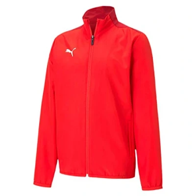 Image of PUMA Boys&#039; Team Goal 23 Sideline Jacket Jr Track Red Chili Pepper, 140