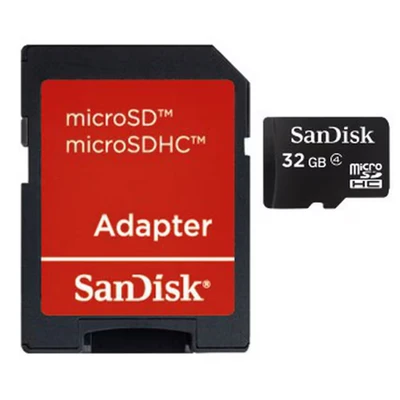 Image of SanDisk 32 GB microSDHC Memory Card Only