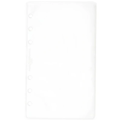 Image of Filofax Personal Transparent Envelope Top Opening, White, Small