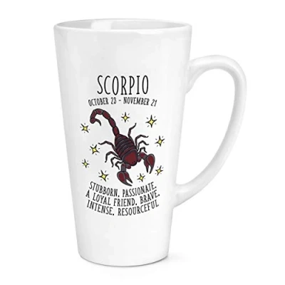 Image of Scorpio Horoscope 17oz Large Latte Mug Cup