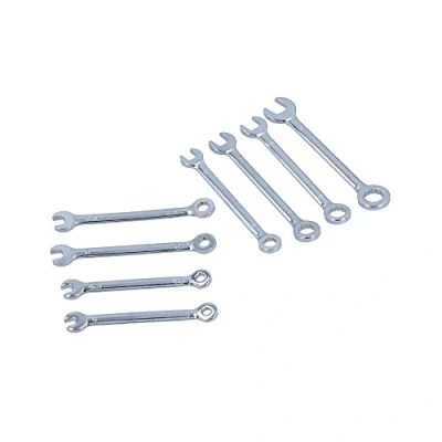 Image of AB Tools Toolzone 8pc Mini Metric MM Stubby Combination Spanners Wrenches 4mm 9mm