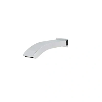 Image of Milano Razor Modern Wall Mounted Bath Bathroom Basin Spout Chrome