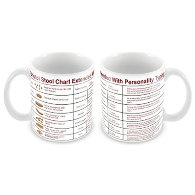 Image of Bristol Stool Chart Extended With Personality Typing Novelty Gift Mug