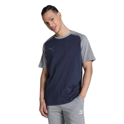 Image of PUMA Men&#039;s Teamcup Casuals Tee, Parisian Night, XL UK