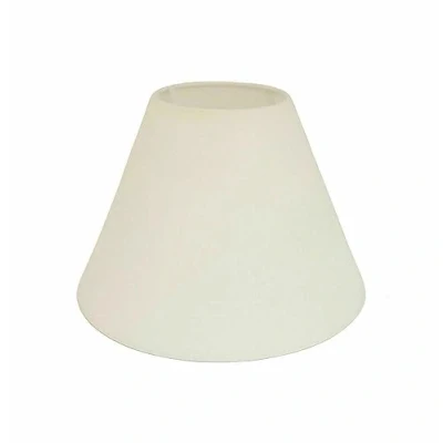 Image of Cream Cotton Fabric Coolie Ceiling &amp; Table Lamp Light Shade (9 Inch)