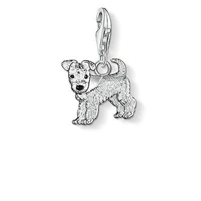 Image of Thomas Sabo Women Charm Pendant Dog Club 925 Sterling Silver 0841 007 12