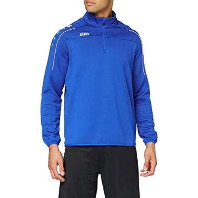 Image of JAKO Classico 8650 Children&#039;s Training Zip Top 164 cm Night Blue/Citro, Children&#039;s, zip., 8650, royal, 140 (EU)
