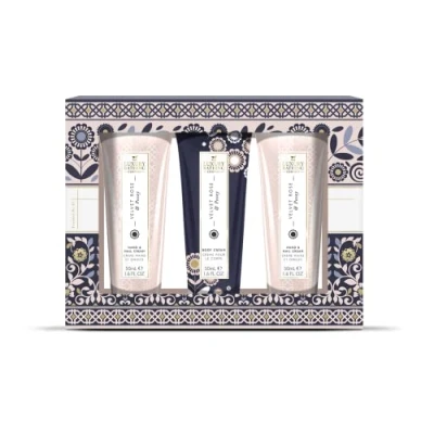 Image of The Luxury Bathing Company Velvet Rose &amp; Peony Hand Body Care Set
