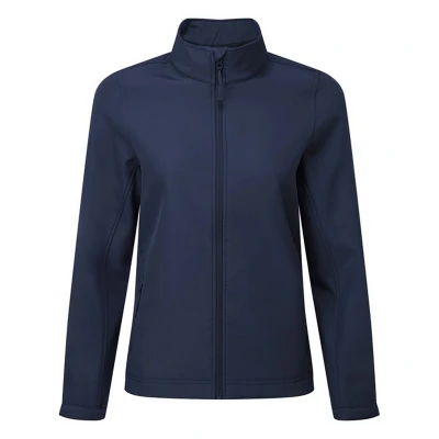 Image of Premier Womens/Ladies Windchecker Recycled Printable Soft Shell Jacket (Navy) Size X Small